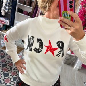 sudadera rock and roll Talla L