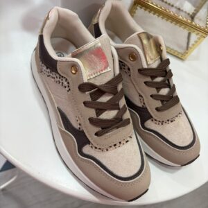 Zapatillas Urban Chic Beige y Chocolate