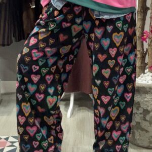 Pantalón Corazones Multicolor