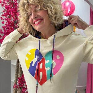 Sudadera Corazón Pop
