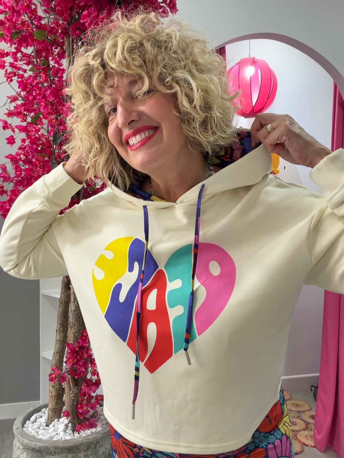 Sudadera Corazón Pop