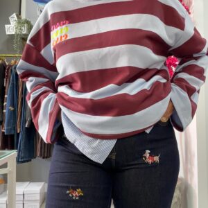 Pantalón Vaquero Bordados de perritos