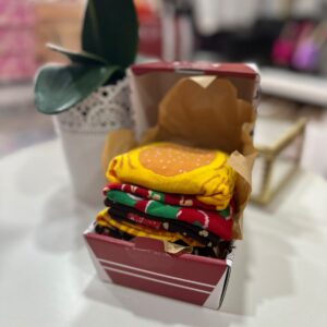 Caja de Calcetines Hamburguesa