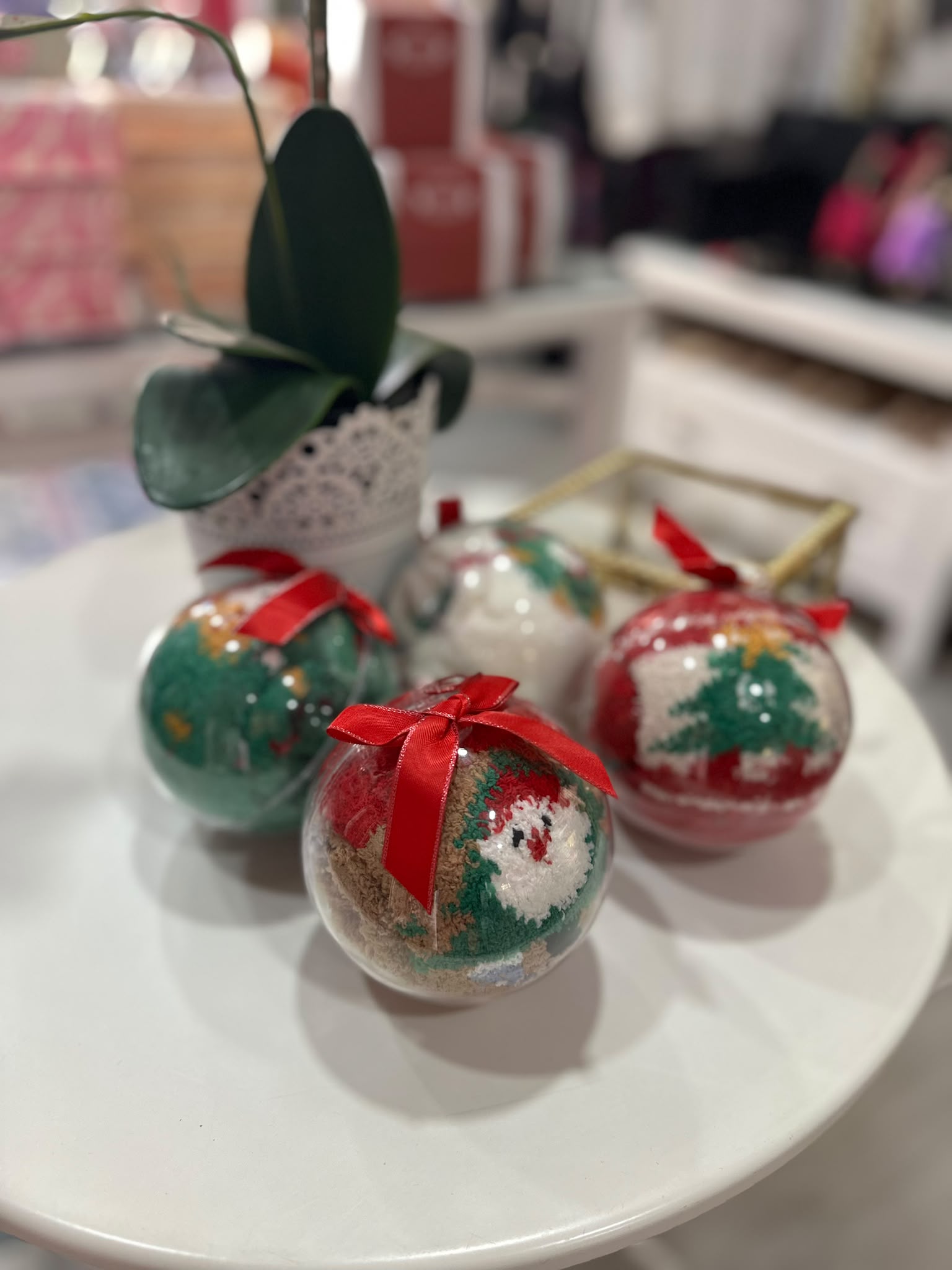 Bolas de Navidad con Calcetines