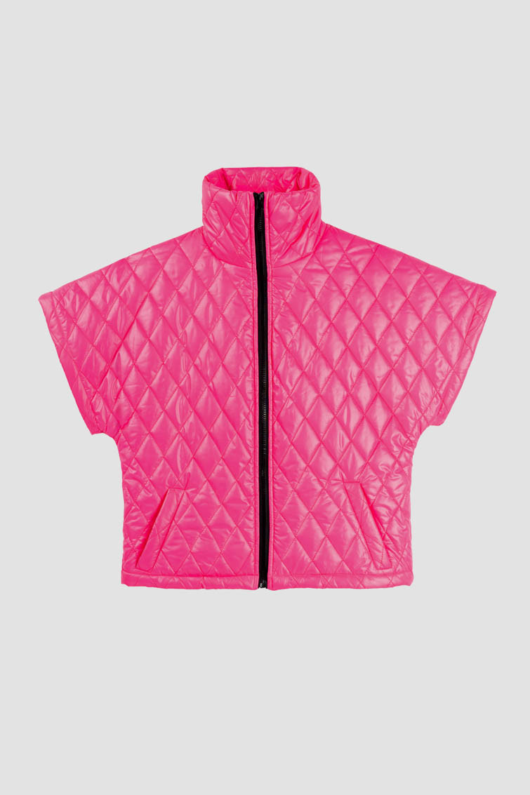 Chaleco Acolchado Fucsia Flúor