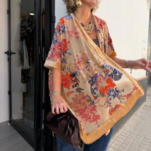 Kimono Floral Victoria Beige T:U