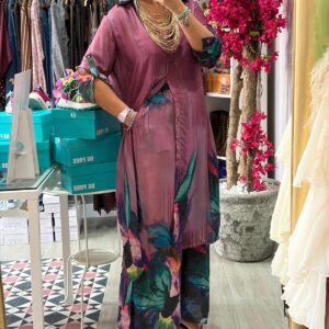 Conjunto Amatista Floral