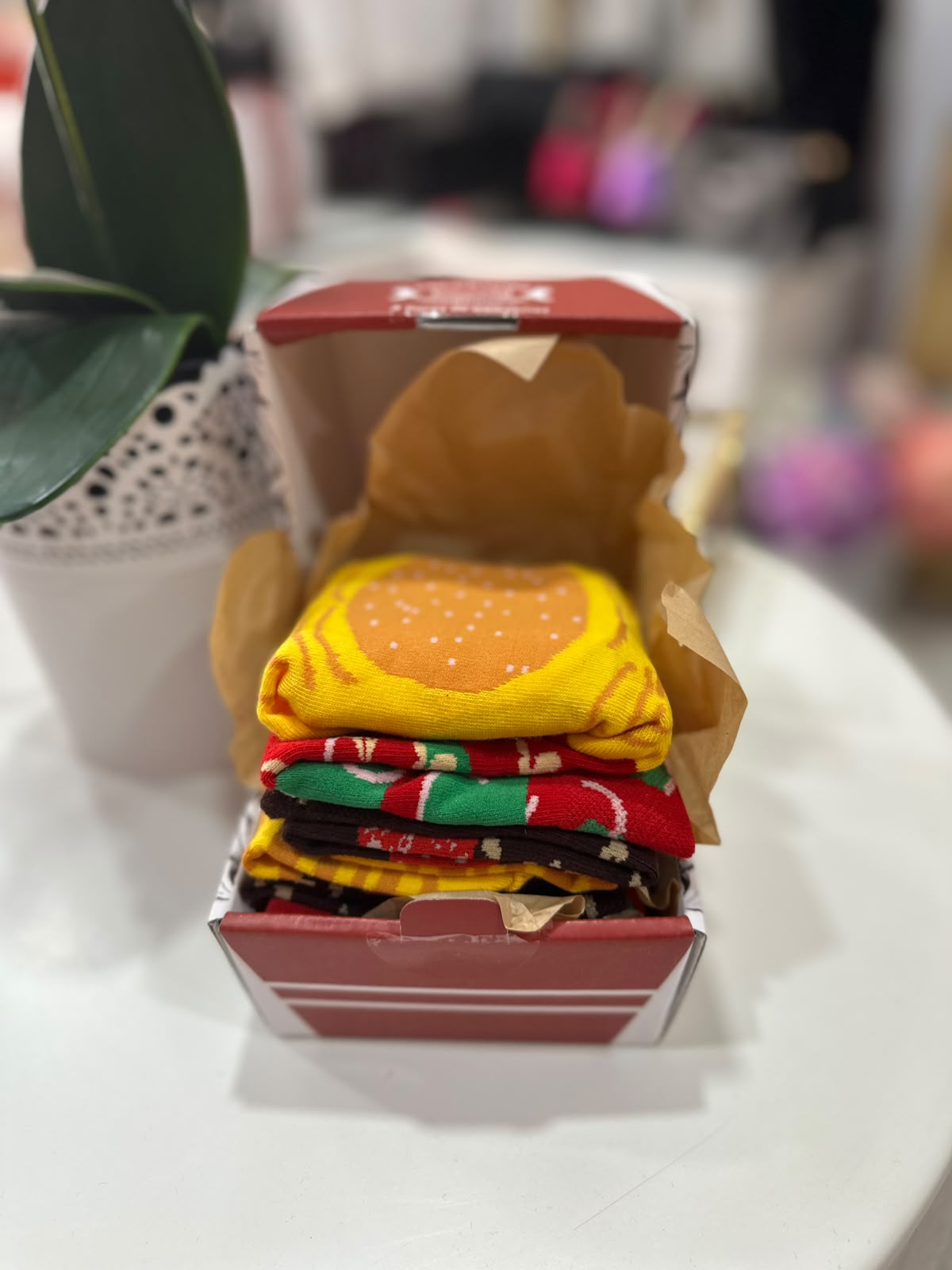Caja de Calcetines Hamburguesa - Imagen 3